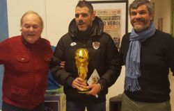 Ostia, il campione del mondo Perrotta alla mostra sui cimeli del calcio