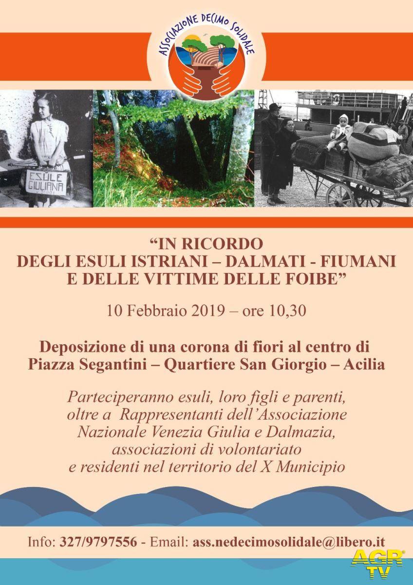 X Municipio, il giorno del ricordo ad Acilia X Municipio, il giorno del ricordo ad Acilia