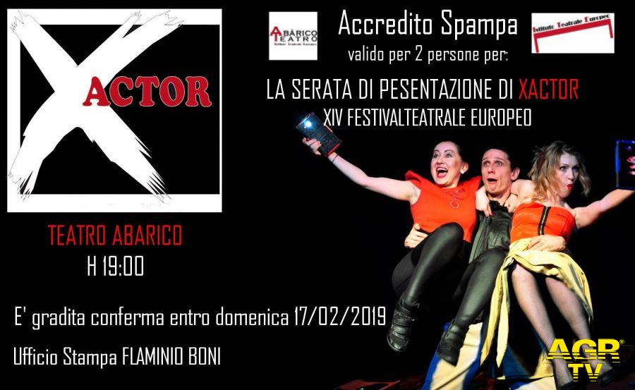 X-Actor...il festival del teatro Europeo