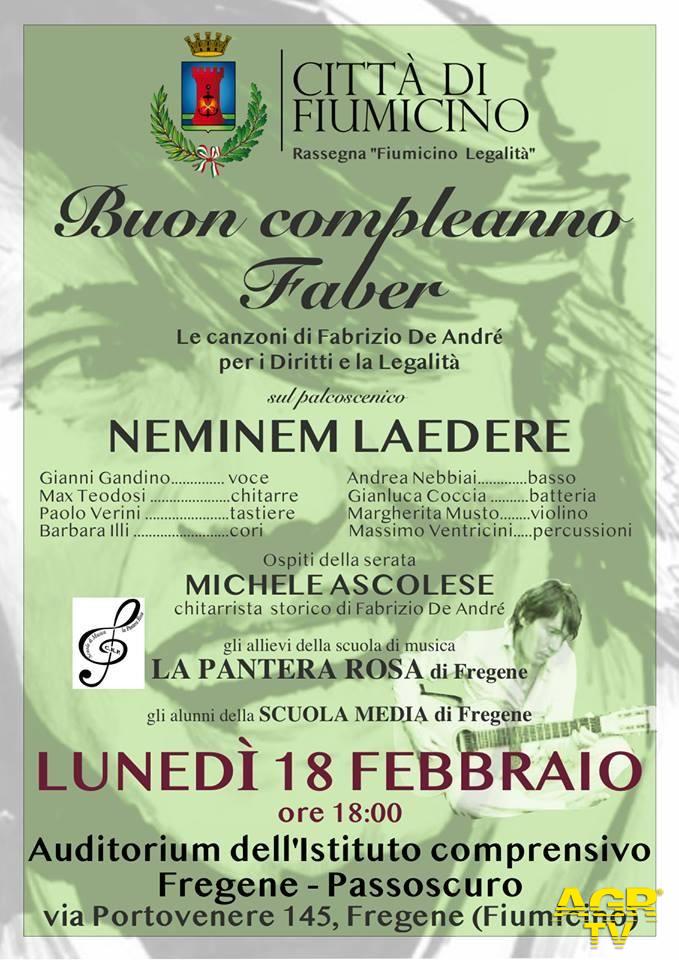 Fregene, concerto-tributo alla memoria di De Andrè