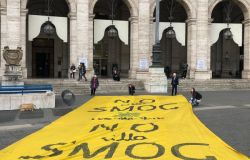 Flash mob contro lo smog a piazza della Repubblica