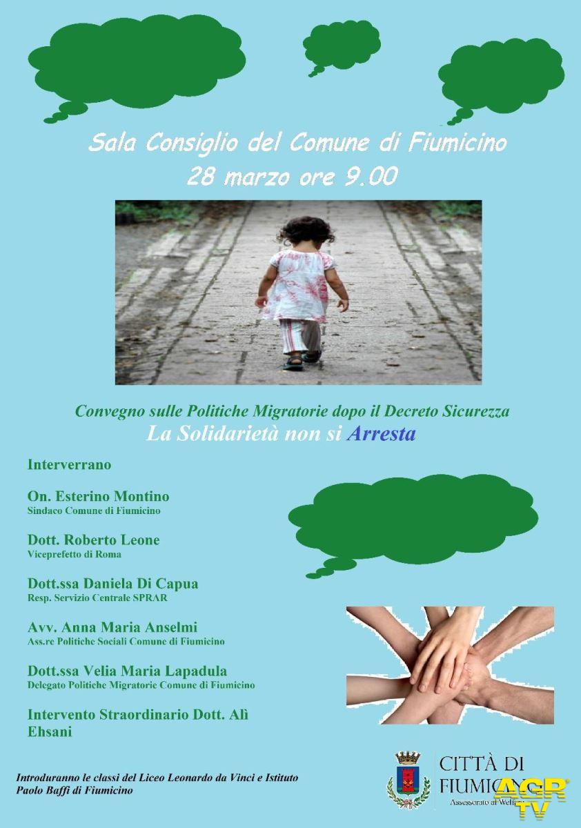 Fiumicino, convegno sulle politiche migratorie Fiumicino, convegno sulle politiche migratorie
