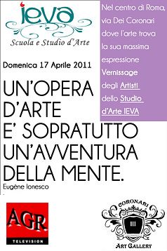 Vernissage degli Artisti dello studio d'arte IEVAl