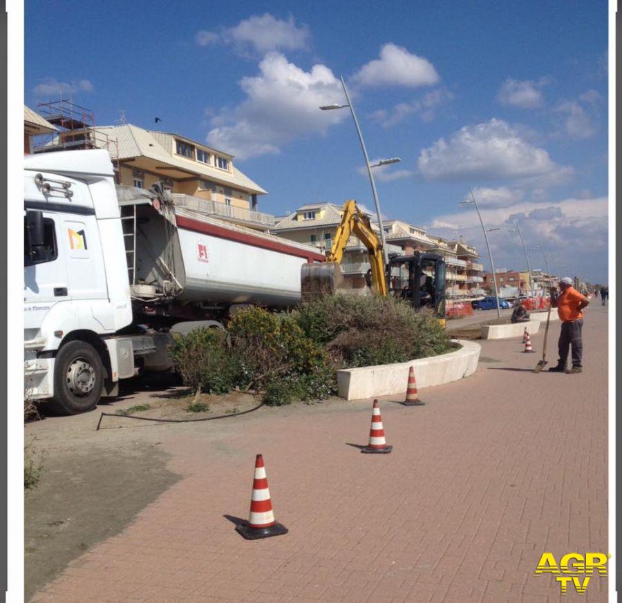 Ostia, il restyling del lungomare di ponente Ostia, il restyling del lungomare di ponente