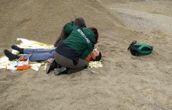 Ostia, fine settimana con i volontari della Croce Rossa