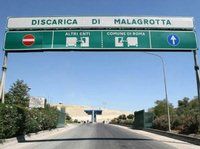 Entrata discarica Malagrotta Entrata discarica Malagrotta