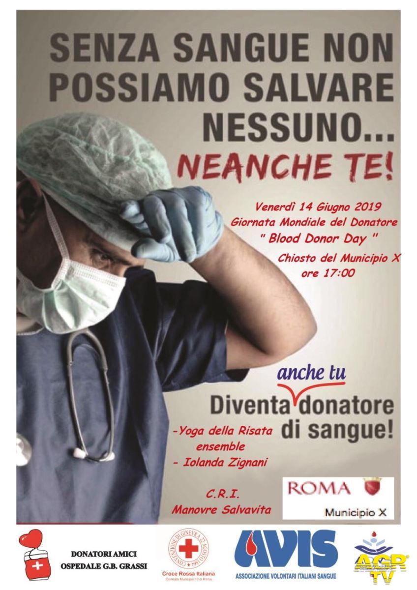Ostia, giornata mondiale del donatore al chiostro Ostia, giornata mondiale del donatore al chiostro
