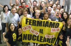 Referendum: raggiunto quorum, su nucleare vittoria storica dei cittadini