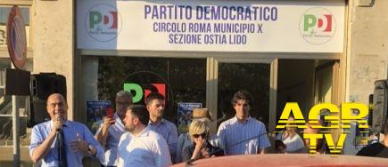 Ostia, Zingaretti inaugura un nuovo circolo del Pd