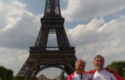 Arrivati....da Ostia a Parigi due bikers per promuovere le donazioni