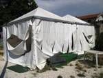 Tenda dell'Associazione ASD Rugby di Fiumicino danneggiata Tenda dell'Associazione ASD Rugby di Fiumicino danneggiata