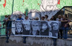 Ostia, i volti cancellati saranno riproposti in un nuovo murales