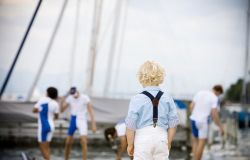 Ostia, al porto una palestra all'aperto