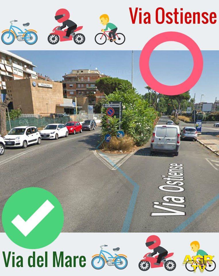 Ostia, moto e bici possono circolare sulla via del mare fino a via di Castelfusano