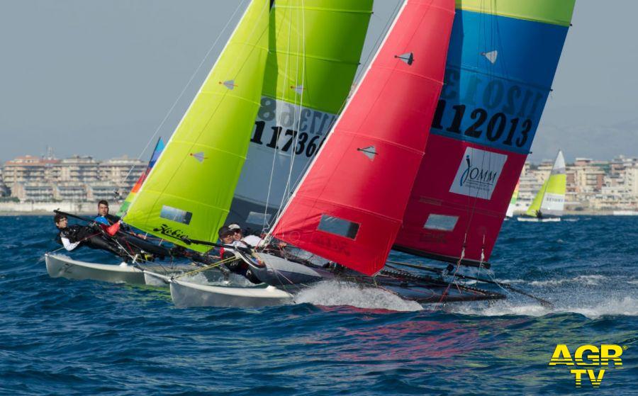 Ostia, regata nazionale Hobbie Cat