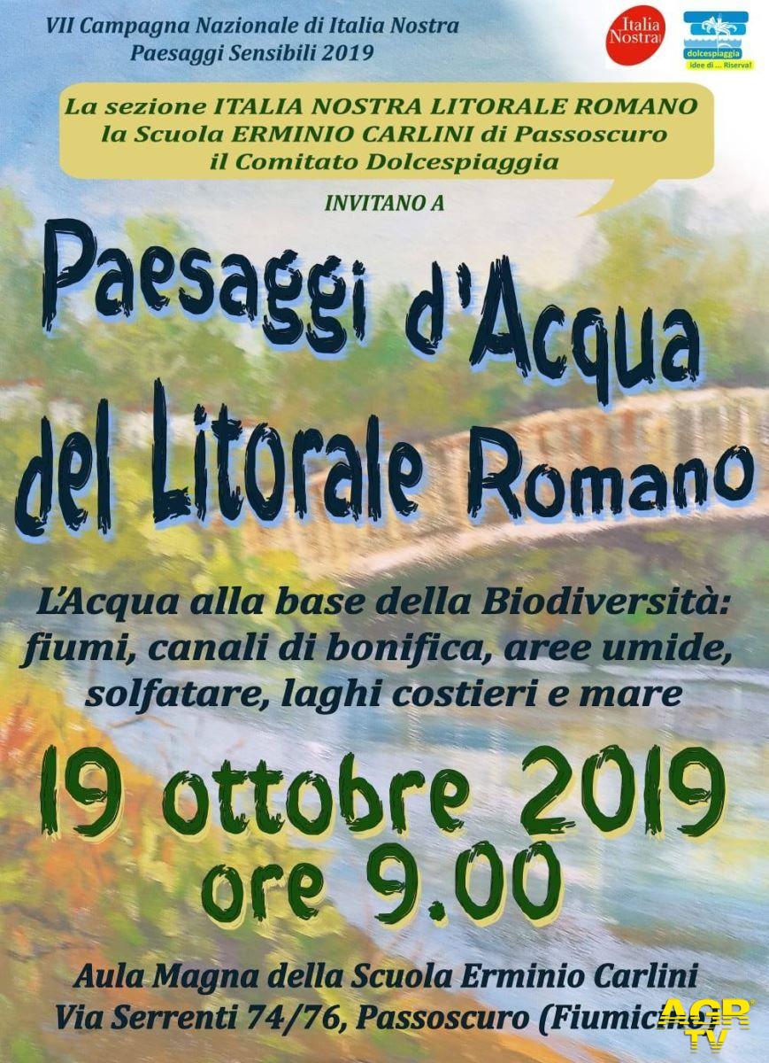 Passoscuro, convegno: Paesaggi d'acqua del litorale romano