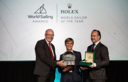 Ostia, il velista Marco Gradoni riceve il Rolex World Sailor of the Year