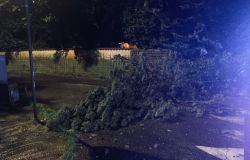 Ostia, primi allagamenti nell'hinterland