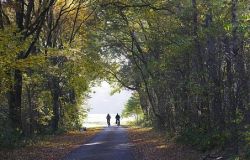 Da Roma a Fiumicino in bici lungo l'argine del Tevere