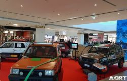 Quattro Panda 4X4 alla Galleria Commerciale Porta di Roma