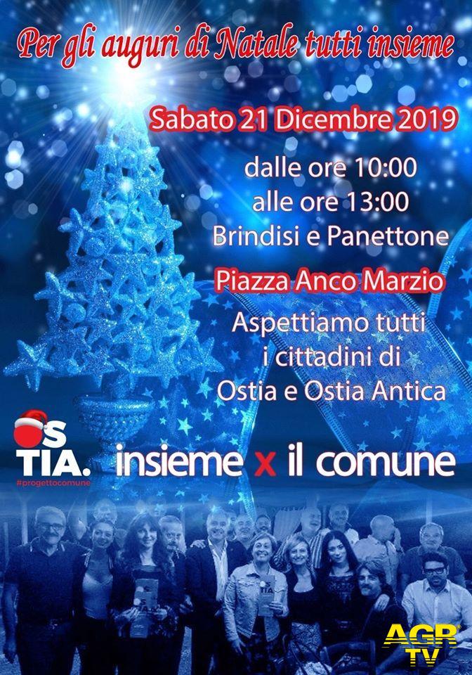 Natale in piazza Anco Marzio con Ostia comune