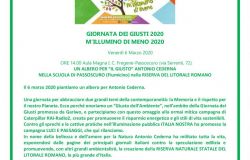 Passoscuro,omaggio ad Antonio Cederna per la creazione della Riserva del Litorale romano