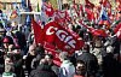 Proteste Cgil contro la manovra