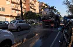 Municipio X, riparte dopo Pasqua l'opera di sanificazione delle strade