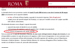Roma, Bonus affitto, ennesimo pasticciaccio....all'italiana