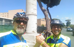Missione compiuta...sono rientrati i ciclisti di Ostia, vidi...By Bici