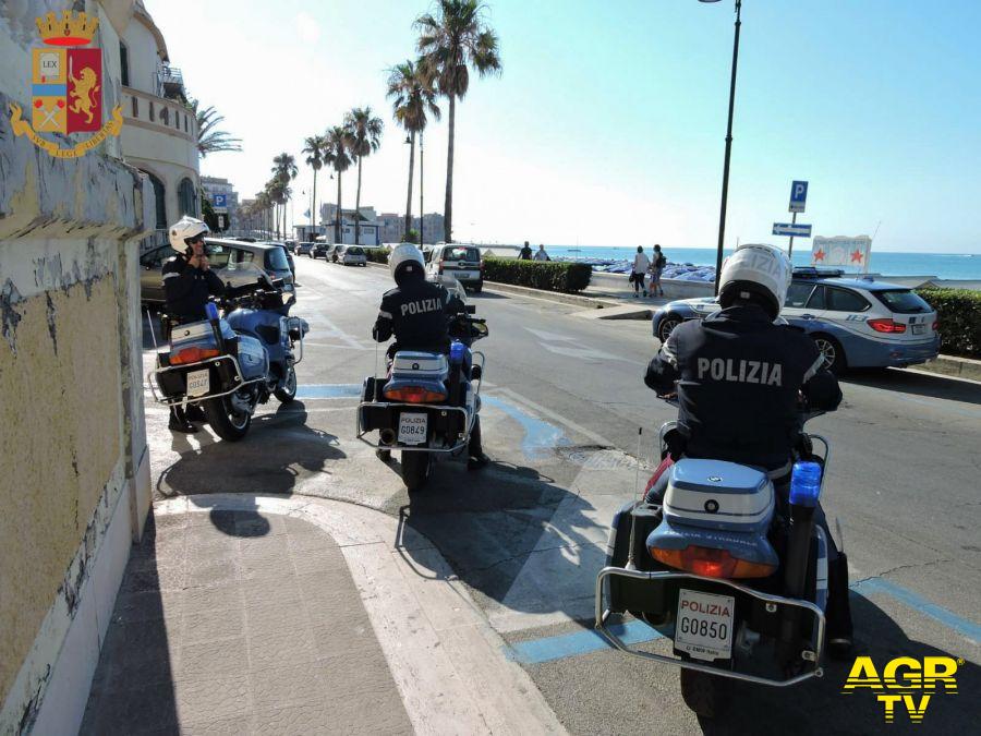 Roma. La Polizia di Stato sulle strade del litorale laziale per contrastare le condotte di guida pericolose.