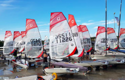 Ostia, vela acrobatica al Tognazzi per i tricolori dell'O'Pen Skiff