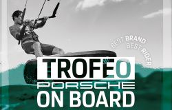 Maccarese, al Rumbla beach il Trofeo Porsche on board di kite surf