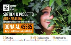 Scuola dal WWF raccolta fondi per aule natura