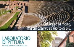 Ostia Antica, primo laboratorio di pittura dedicato ai ragazzi