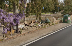 Acilia, ricostruito muro perimetrale del parco di via Prato Cornelio