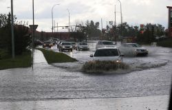 IX Municipio, strade e piazze sott'acqua