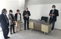 Donate 20 visiere Fablab all'ospedale di Bracciano