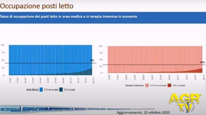Grafici sull'occupazione di posti letto, dal sito del Ministero della Salute Grafici sull'occupazione di posti letto, dal sito del Ministero della Salute