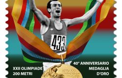 Emesso francobollo dedicato a Pietro Mennea