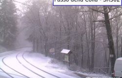 Metrocittà Firenze, nevicate sui passi appenninici