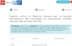 Vaccino anti Covid, prenotazioni aperte per operatori sanitari e Rsa
