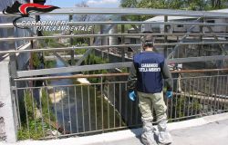 Carabinieri, canale artificiale Regi Lagni, nel mirino gli scarichi abusivi