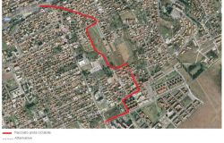 tracciato pista ciclabile