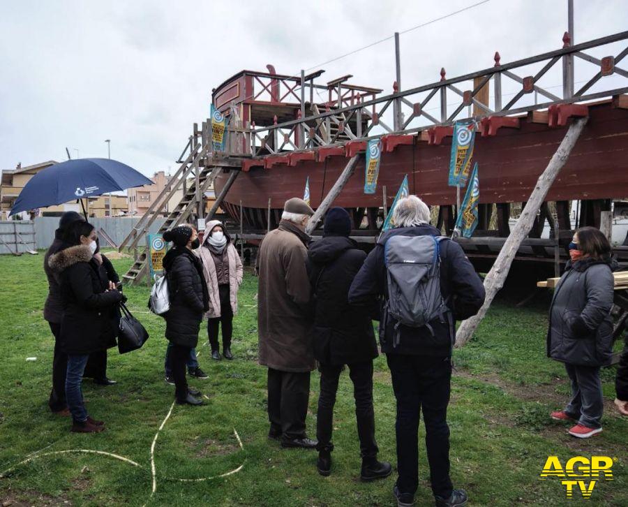 Liburna, la nave romana sarà completata, impegno del sindaco Montino Liburna, la nave romana sarà completata, impegno del sindaco Montino