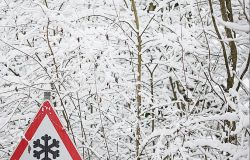 Codice giallo per ghiaccio esteso a quasi tutta la regione
