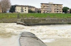 Crollata la briglia sull’Arno in zona Isolotto, a Firenze