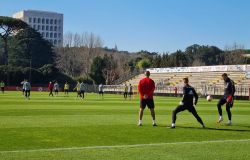 Roma, Europa League: Benfica in rifinitura questa mattina allo Stadio Tre Fontane
