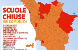 Regione Toscana, l'elenco dei Comuni ai quali si applicano le misure da zona rossa