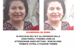 GUEVARA MENOR Maria Adar si allontana da Roma il 09/04/2021